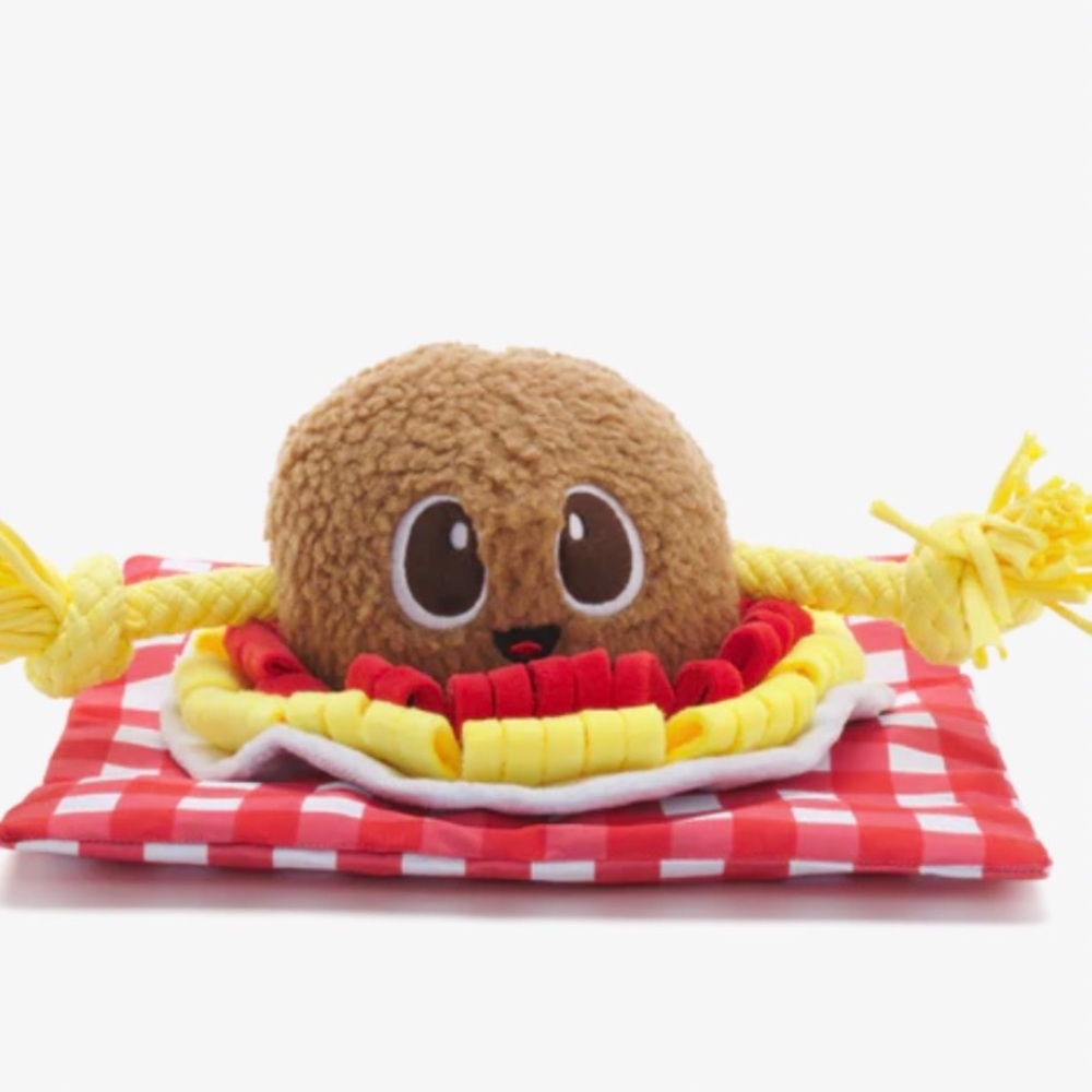 Bark 'Spaghetti & Muttball' Plush Dog Toy